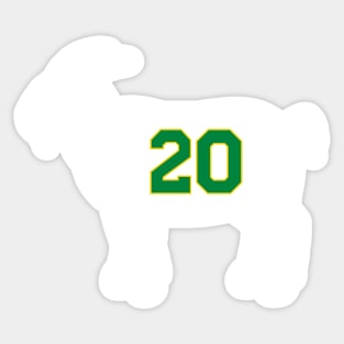 Gary Payton Seattle Goat Qiangy Sticker